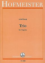 Adolf Bergt Notenblätter Trio für 3 Fagotte