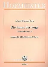 Johann Sebastian Bach Notenblätter Die Kunst der Fuge - Contrapunctus 1-4