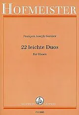 Francois-Joseph Garnier Notenblätter 22 leichte Duos
