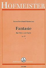 Anton Bernhard Fürstenau Notenblätter Fantasie op.67 für Flöte und Harfe