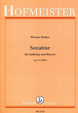 Werner Rottler Notenblätter Sonatine op.14 für Basstuba und Klavier