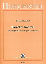 Theodor Hlouschek Notenblätter Barockes Konzert für Tuba