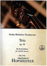 Stefan Boleslaw Poradowski Notenblätter Trio op.56