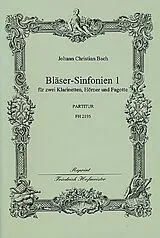 Johann Christian Bach Notenblätter Bläser-Sinfonien Band 1 für