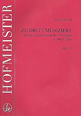 Klaus Hertel Notenblätter Zu dritt musiziert Band 3 für 3 Violinen