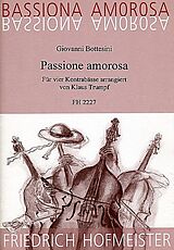 Giovanni Bottesini Notenblätter Passione amorosa