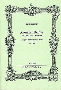 Ernst Eichner Notenblätter Konzert B-Dur für Oboe und