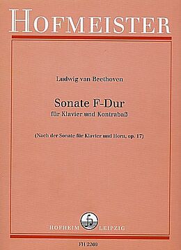Ludwig van Beethoven Notenblätter Sonate F-Dur op.17