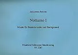 Johannes Reiche Notenblätter Notturno Nr.1 für Bassklarinette