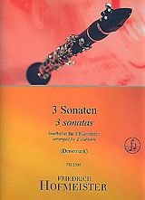  Notenblätter 3 Sonaten aus Barock und Klassik