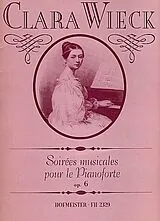 Clara Schumann Notenblätter Soirées musicales op.6