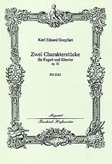 Karl Eduard Goepfart Notenblätter 2 Charakterstücke op.31 für Fagott