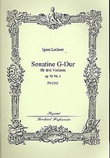 Ignaz Lachner Notenblätter Sonatine G-Dur op.90,1