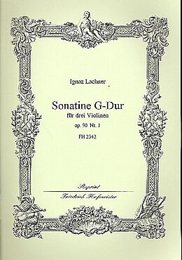 Ignaz Lachner Notenblätter Sonatine G-Dur op.90,1