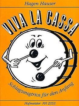 Hagen Hauser Notenblätter Viva la cassa für 3 Schlagzeuge