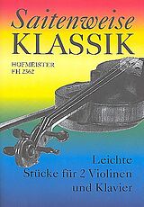 Karl Friedrich Abel Notenblätter Leichte Stücke für 2 Violinen und Klavier