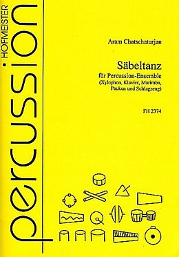 Aram Chatschaturian Notenblätter Säbeltanz für Percussion-Ensemble