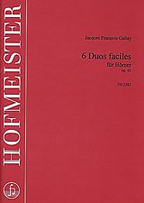 Jacques Francois Gallay Notenblätter 6 Duos faciles op.41