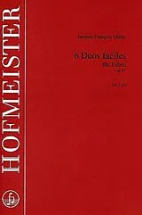 Jacques Francois Gallay Notenblätter 6 Duos faciles op.41 für 2 Tuben