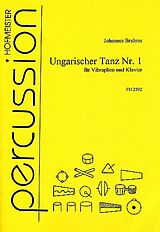 Johannes Brahms Notenblätter Ungarischer Tanz Nr.1 für Vibraphon