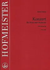 Albin Frehse Notenblätter Konzert f-Moll für Horn und Orchester