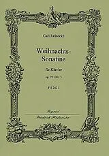 Carl Reinecke Notenblätter Weihnachtssonatine op.251,3