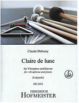 Claude Debussy Notenblätter Clair de lune