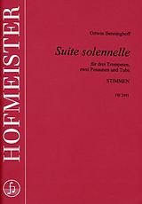 Ortwin Benninghoff Notenblätter Suite solennelle für 3 Trompeten