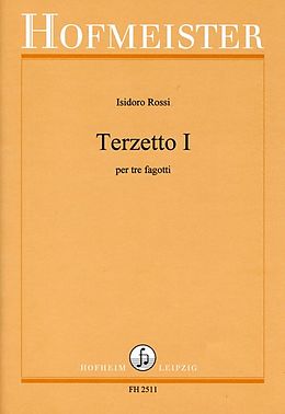 Isidoro Rossi Notenblätter Terzett Nr.1