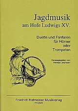  Notenblätter Jagdmusik am Hofe Ludwigs XV