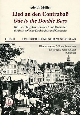 Adolf Müller Notenblätter Lied an den Contrabass für Bass, Kontrabass