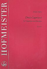 Pietro Denis Notenblätter 3 Capricci für Mandoline und