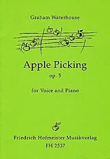 Graham Waterhouse Notenblätter Apple Picking op.5 for voice and piano