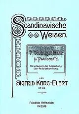 Sigfrid Karg-Elert Notenblätter Skandinavische Weisen op.28