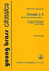 Pavel Josef Vejvanovsky Notenblätter Sonate a 4