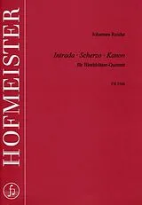 Eugen Reiche Notenblätter Intrada Scherzo Kanon für 2 Trompeten