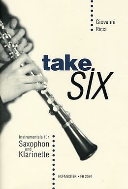 Giovanni Ricco Notenblätter Take six für Klarinette und Saxophon