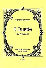 Gioacchino Rossini Notenblätter 5 Duette