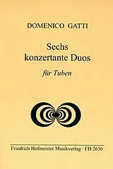 Domenico Gatti Notenblätter 6 konzertante Duos