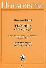 Gioacchino Rossini Notenblätter Concerto a fagotto principale