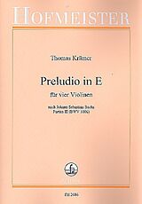 Thomas Krämer Notenblätter Preludio E-Dur