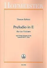 Thomas Krämer Notenblätter Preludio E-Dur