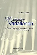 Johannes Reiche Notenblätter Meditative Variationen über Es ist ein Ros