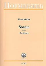 Simon Molitor Notenblätter Sonate op.11