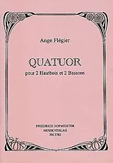 Ange Flegier Notenblätter Quartett