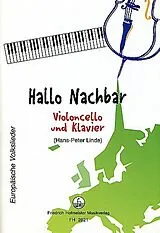  Notenblätter Hallo Nachbar für Violoncello und Klavier