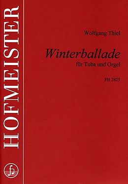 Wolfgang Thiel Notenblätter Winterballade für Tuba und Orgel