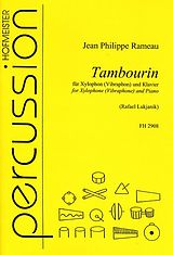 Jean Philippe Rameau Notenblätter Tambourin für Xylophon (Vibraphon)
