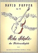 David Popper Notenblätter Hohe Schule des Violoncellspiels op.73 Band 3