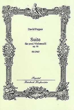 David Popper Notenblätter Suite op.16 für zwei Violoncelli